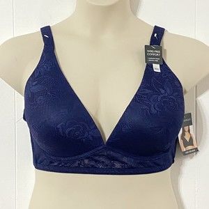 NWT Laura Ashley Wire Free 38DD Comfort Bra LACE Padded NEW